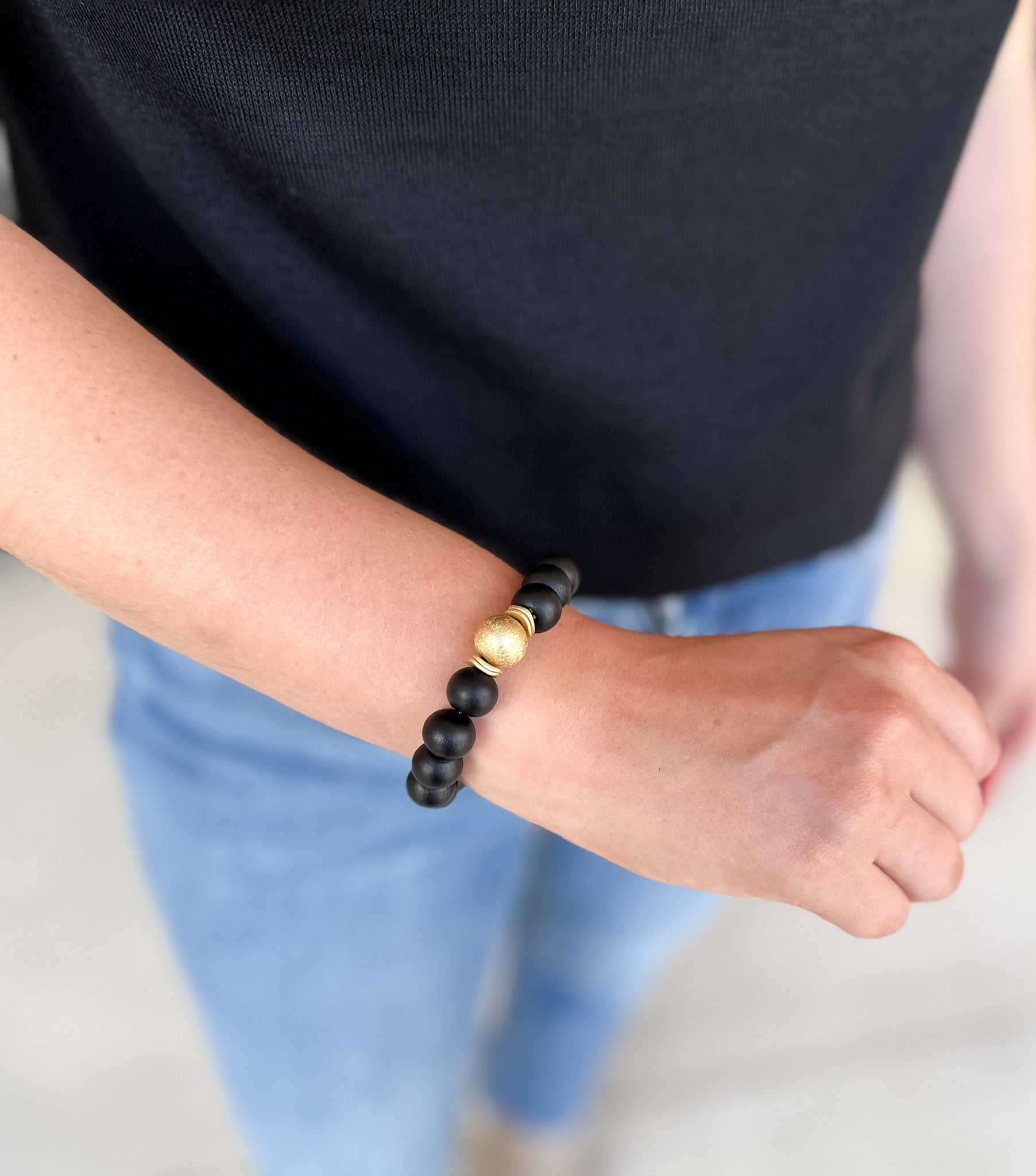 Michelle McDowell - Ryden Bracelet - Black-110 Jewelry & Hair-Michelle McDowell-July & June Women's Fashion Boutique Located in San Antonio, Texas
