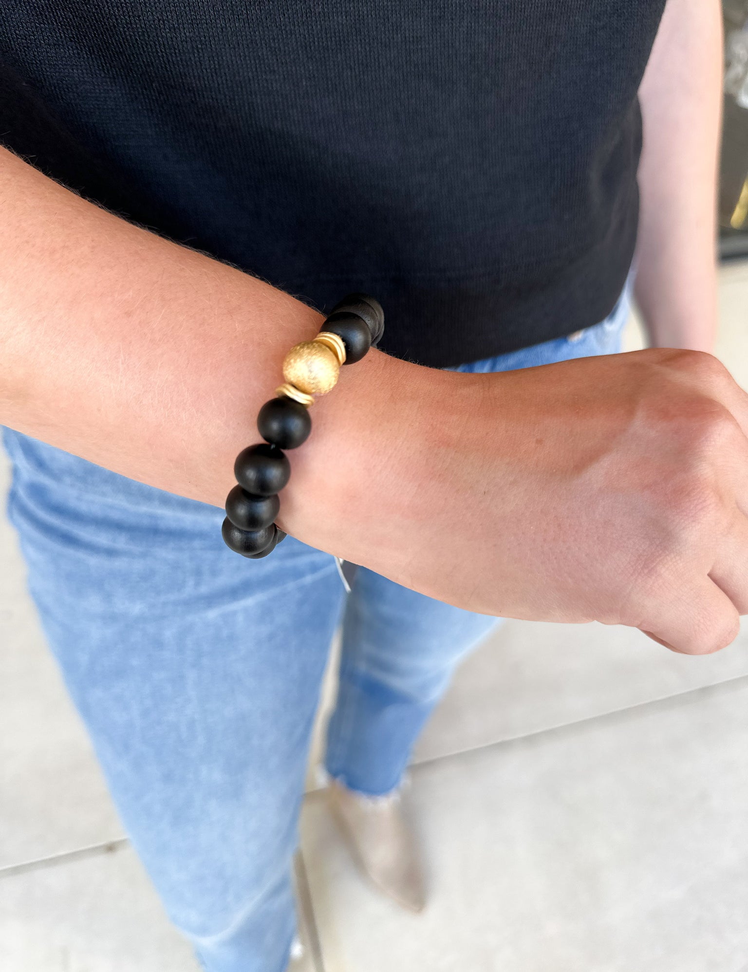 Michelle McDowell - Ryden Bracelet - Black-110 Jewelry & Hair-Michelle McDowell-July & June Women's Fashion Boutique Located in San Antonio, Texas
