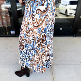 The Savannah Midi Skirt-410 Shorts/Skirts-SKIES ARE BLUE-July & June Women's Fashion Boutique Located in San Antonio, Texas