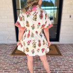 THML - The Elle Floral Mini Dress-510 Mini-THML-July & June Women's Fashion Boutique Located in San Antonio, Texas