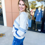Casual Collared Sweater-230 Sweaters/Cardis-FATE-July & June Women's Fashion Boutique Located in San Antonio, Texas