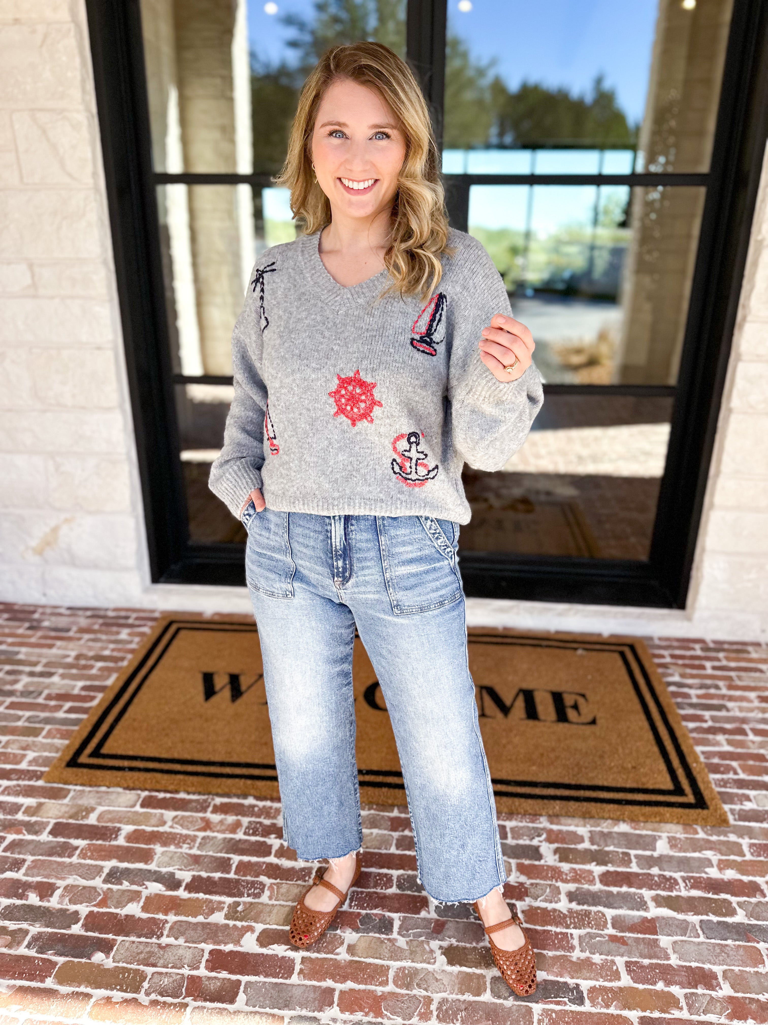 The Maine Sweater-230 Sweaters/Cardis-BAILEY ROSE-July & June Women's Fashion Boutique Located in San Antonio, Texas