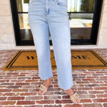 Vervet - High Rise Cropped Slim Wide Jeans-400 Pants-VEVERT BY FLYING MONKEY-July & June Women's Fashion Boutique Located in San Antonio, Texas