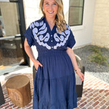 THML- The Sutton Midi Dress-500 Midi-THML-July & June Women's Fashion Boutique Located in San Antonio, Texas