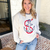 Let's Set Sail Sweater-230 Sweaters/Cardis-BAILEY ROSE-July & June Women's Fashion Boutique Located in San Antonio, Texas