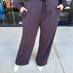 Soft Modal Lounge Pants - Chocolate-300 Athleisure/Lounge-SKIES ARE BLUE-July & June Women's Fashion Boutique Located in San Antonio, Texas