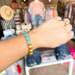 Michelle McDowell - Eden Aqua Bracelet-110 Jewelry & Hair-Michelle McDowell-July & June Women's Fashion Boutique Located in San Antonio, Texas