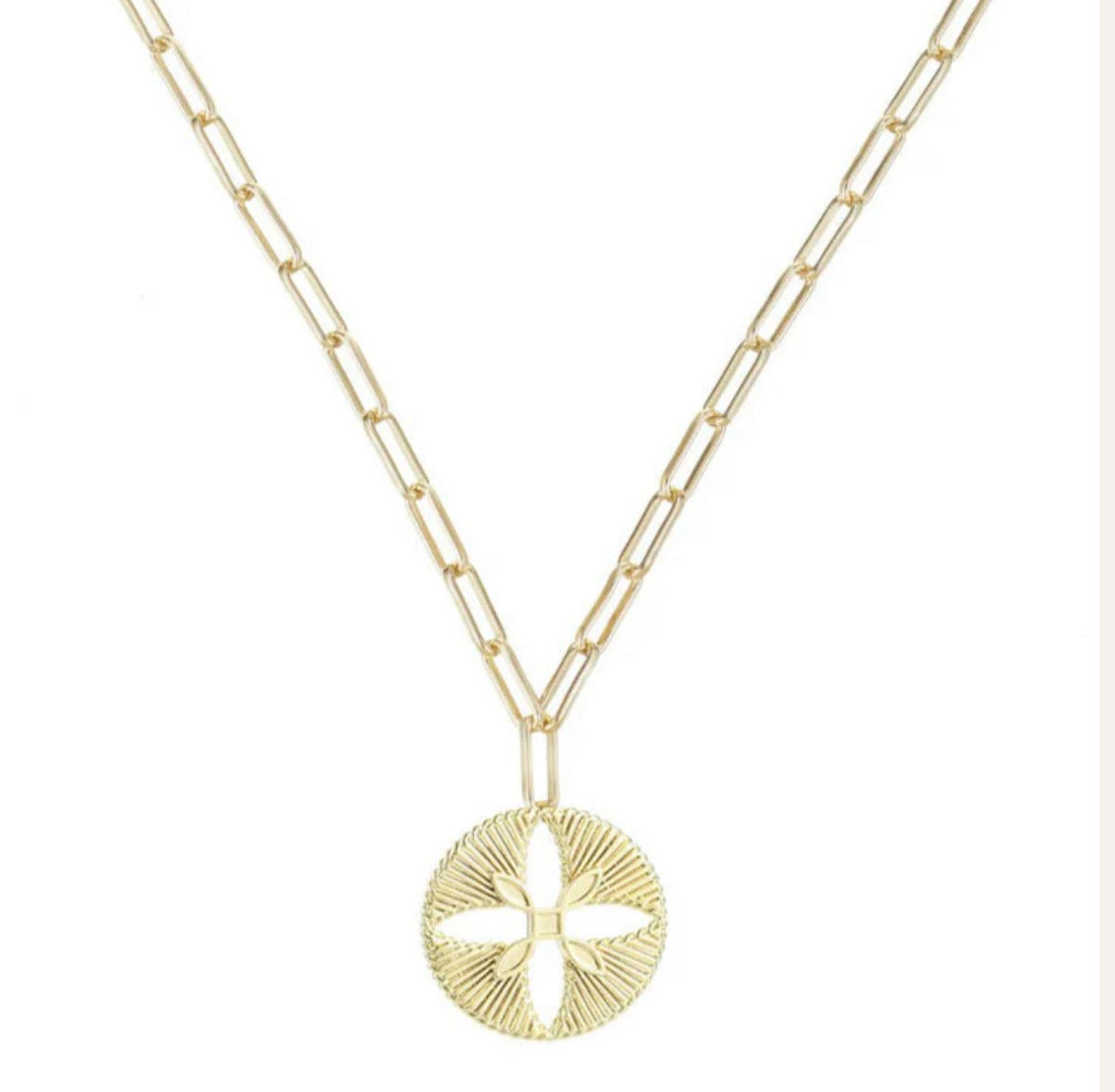 Natalie Wood - Sea Breeze Pendant Necklace in Gold-110 Jewelry & Hair-Natalie Wood-July & June Women's Fashion Boutique Located in San Antonio, Texas