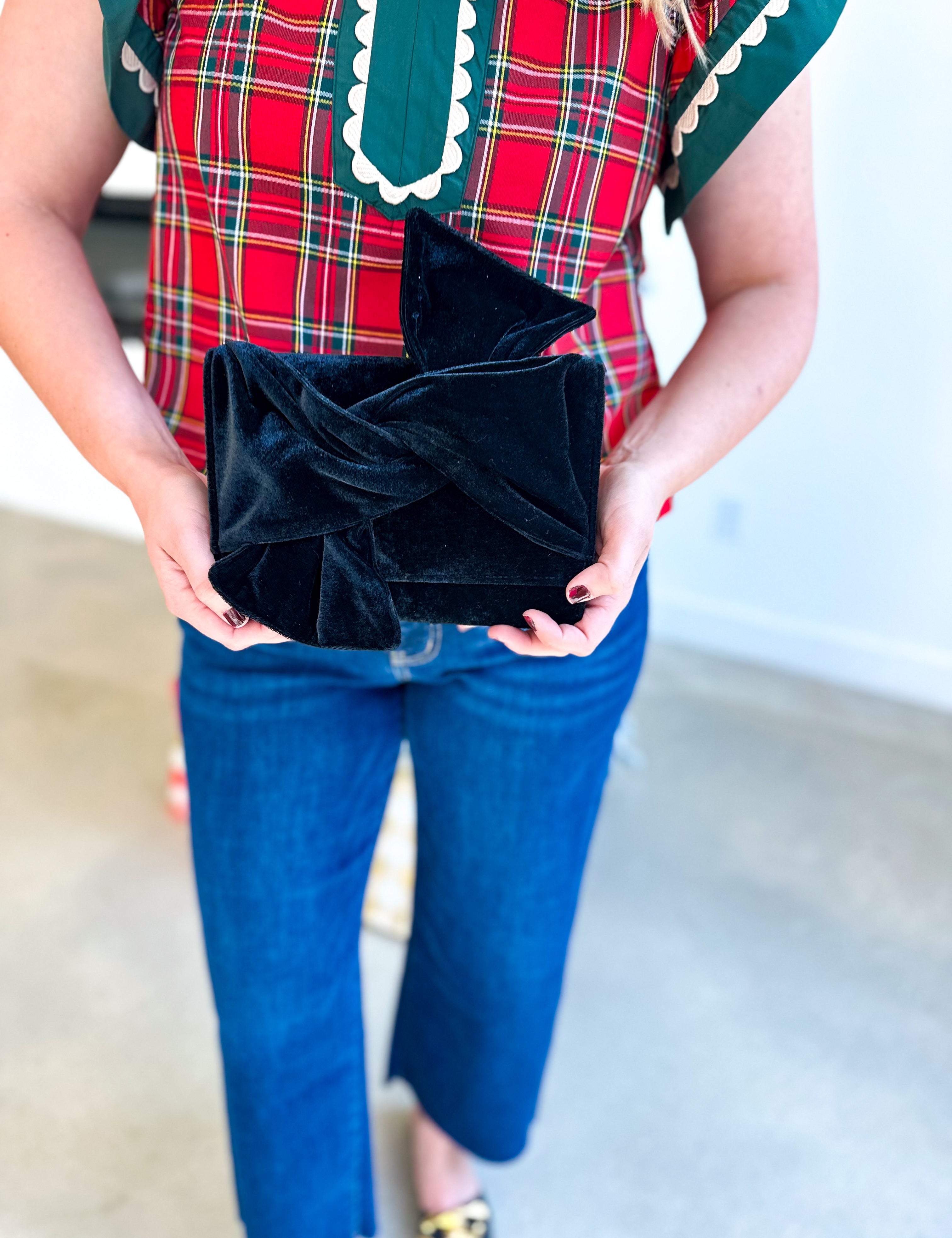 Cora Clutch - Black-130 Accessories-SHIRALEAH-July & June Women's Fashion Boutique Located in San Antonio, Texas