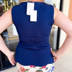 The Sophie Vest - Navy-600 Outerwear-SKIES ARE BLUE-July & June Women's Fashion Boutique Located in San Antonio, Texas