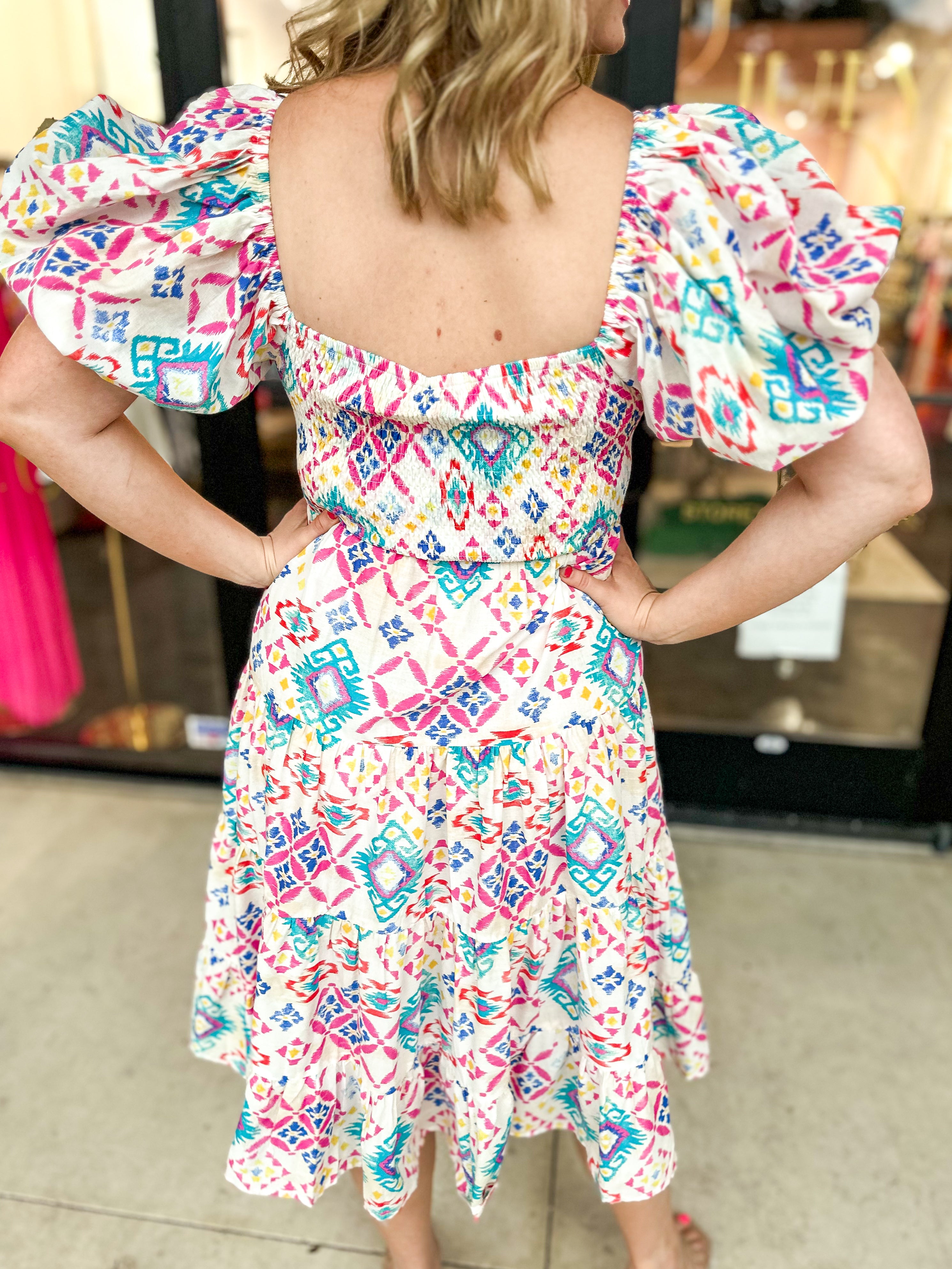The Aria Midi Dress-500 Midi-PINCH-July & June Women's Fashion Boutique Located in San Antonio, Texas