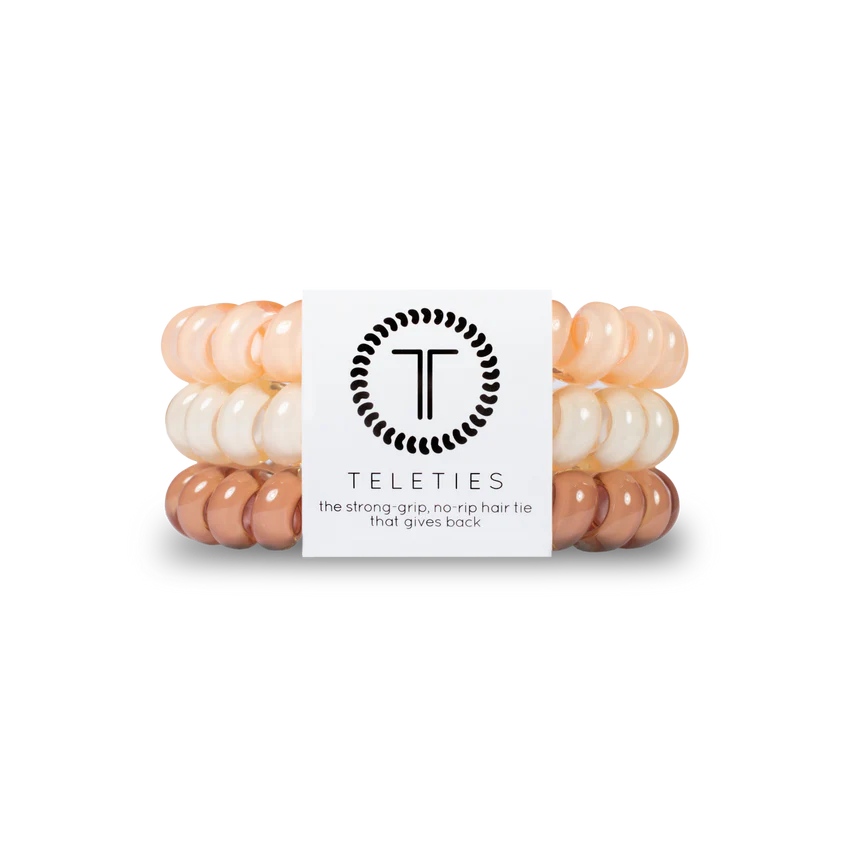 Teleties - Large - For The Love of Nudes-110 Jewelry & Hair-Teleties-July & June Women's Fashion Boutique Located in San Antonio, Texas
