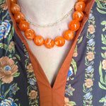 Carter Beaded Necklace - Light Orange-110 Jewelry & Hair-Gemelli-July & June Women's Fashion Boutique Located in San Antonio, Texas