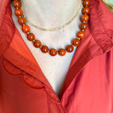 Avery Beaded Necklace - Clay-110 Jewelry & Hair-Gemelli-July & June Women's Fashion Boutique Located in San Antonio, Texas