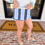 Capri Zip Pouch - Navy-140 Gifts + Home-SHIRALEAH-July & June Women's Fashion Boutique Located in San Antonio, Texas