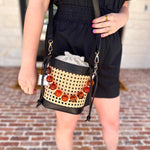 The Lyra Bucket Bag - Black-130 ACCESSORIES-SHIRALEAH-July & June Women's Fashion Boutique Located in San Antonio, Texas