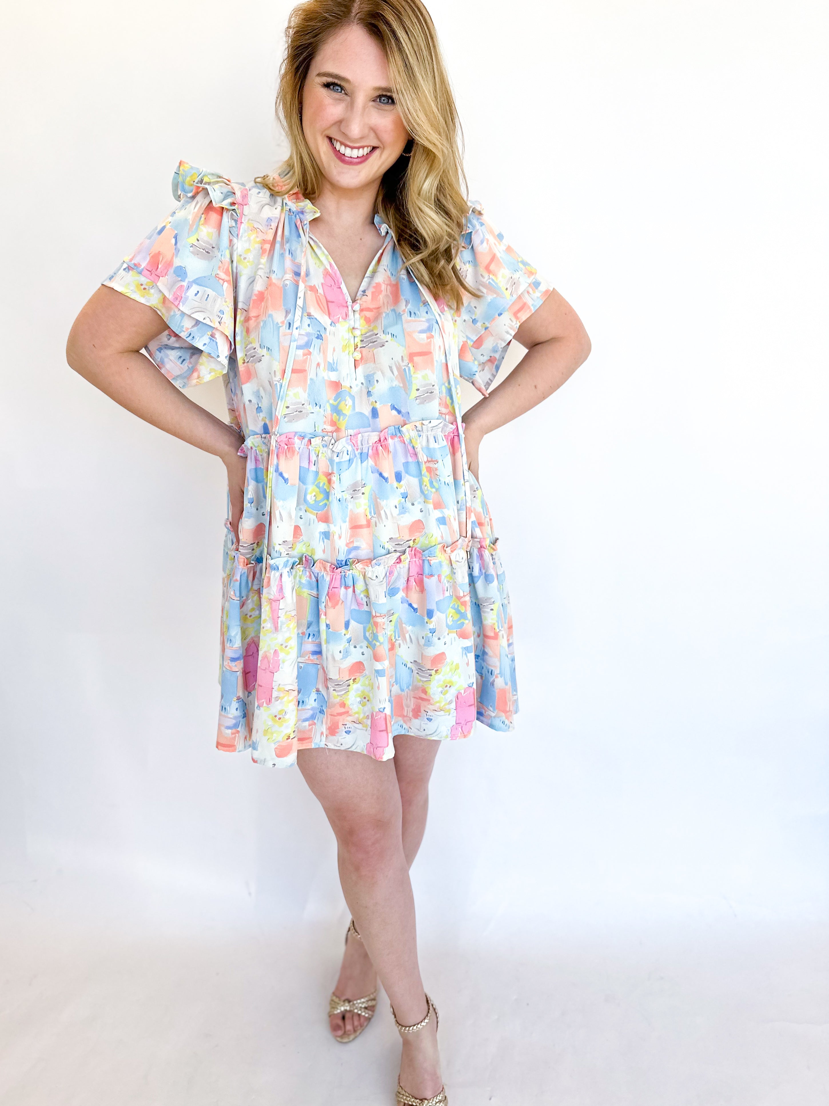 Santorini Mini Dress-510 Mini-ENTRO-July & June Women's Fashion Boutique Located in San Antonio, Texas
