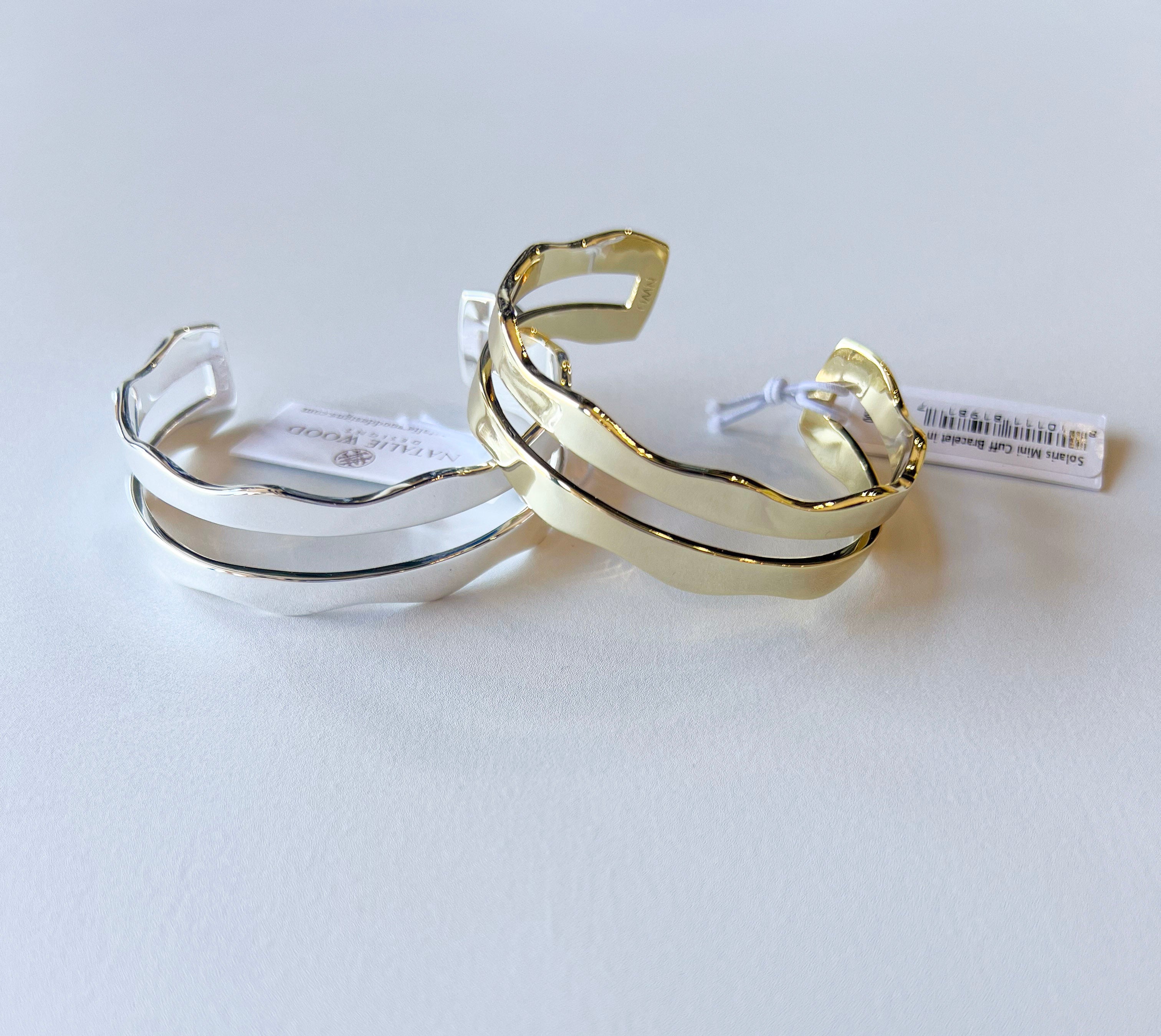 Natalie Wood - Solaris Mini Cuff Bracelet in Silver-110 Jewelry & Hair-Natalie Wood-July & June Women's Fashion Boutique Located in San Antonio, Texas