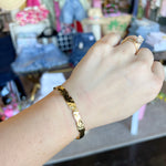 Easton Elle - Plated Cuff - Thin-110 Jewelry & Hair-Easton Elle-July & June Women's Fashion Boutique Located in San Antonio, Texas