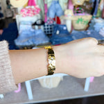Easton Elle - Plated Cuff - Medium-110 Jewelry & Hair-Easton Elle-July & June Women's Fashion Boutique Located in San Antonio, Texas