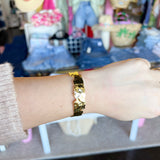 Easton Elle - Plated Cuff - Medium-110 Jewelry & Hair-Easton Elle-July & June Women's Fashion Boutique Located in San Antonio, Texas