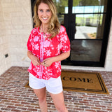 The Colorful in Confidence Blouse-200 Fashion Blouses-FATE-July & June Women's Fashion Boutique Located in San Antonio, Texas