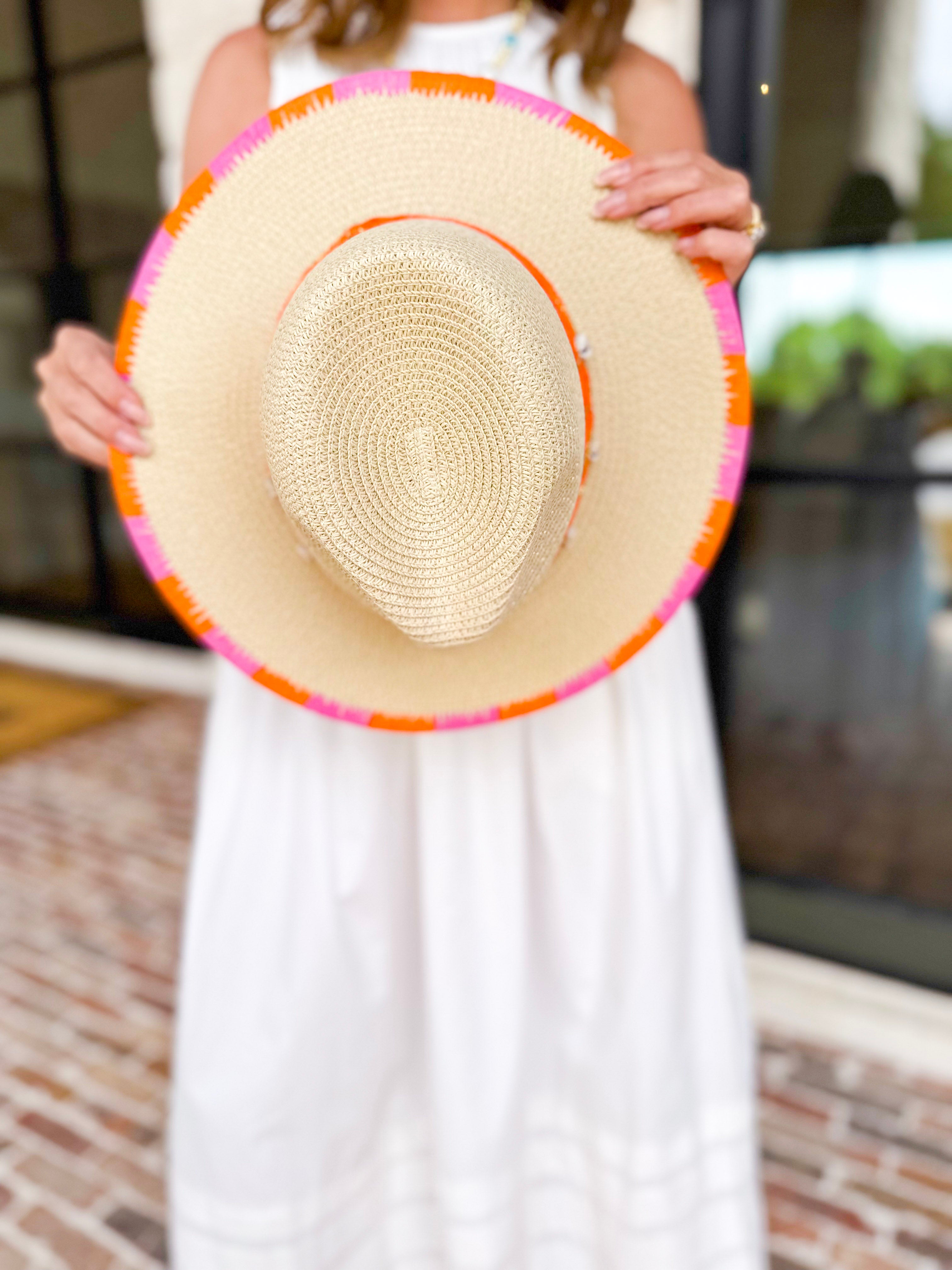 The Riviera Hat-130 ACCESSORIES-SHIRALEAH-July & June Women's Fashion Boutique Located in San Antonio, Texas