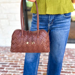 Lotus Shoulder Bag - Chocolate-130 ACCESSORIES-Moda Luxe-July & June Women's Fashion Boutique Located in San Antonio, Texas