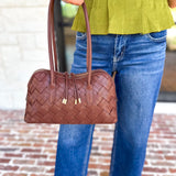 Lotus Shoulder Bag - Chocolate-130 ACCESSORIES-Moda Luxe-July & June Women's Fashion Boutique Located in San Antonio, Texas