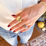 Easton Elle - Ultra Plated Ring - Gold-110 Jewelry & Hair-Easton Elle-July & June Women's Fashion Boutique Located in San Antonio, Texas