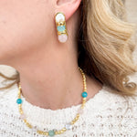 Easton Elle - Pastel Pearl Earrings-110 Jewelry & Hair-Easton Elle-July & June Women's Fashion Boutique Located in San Antonio, Texas