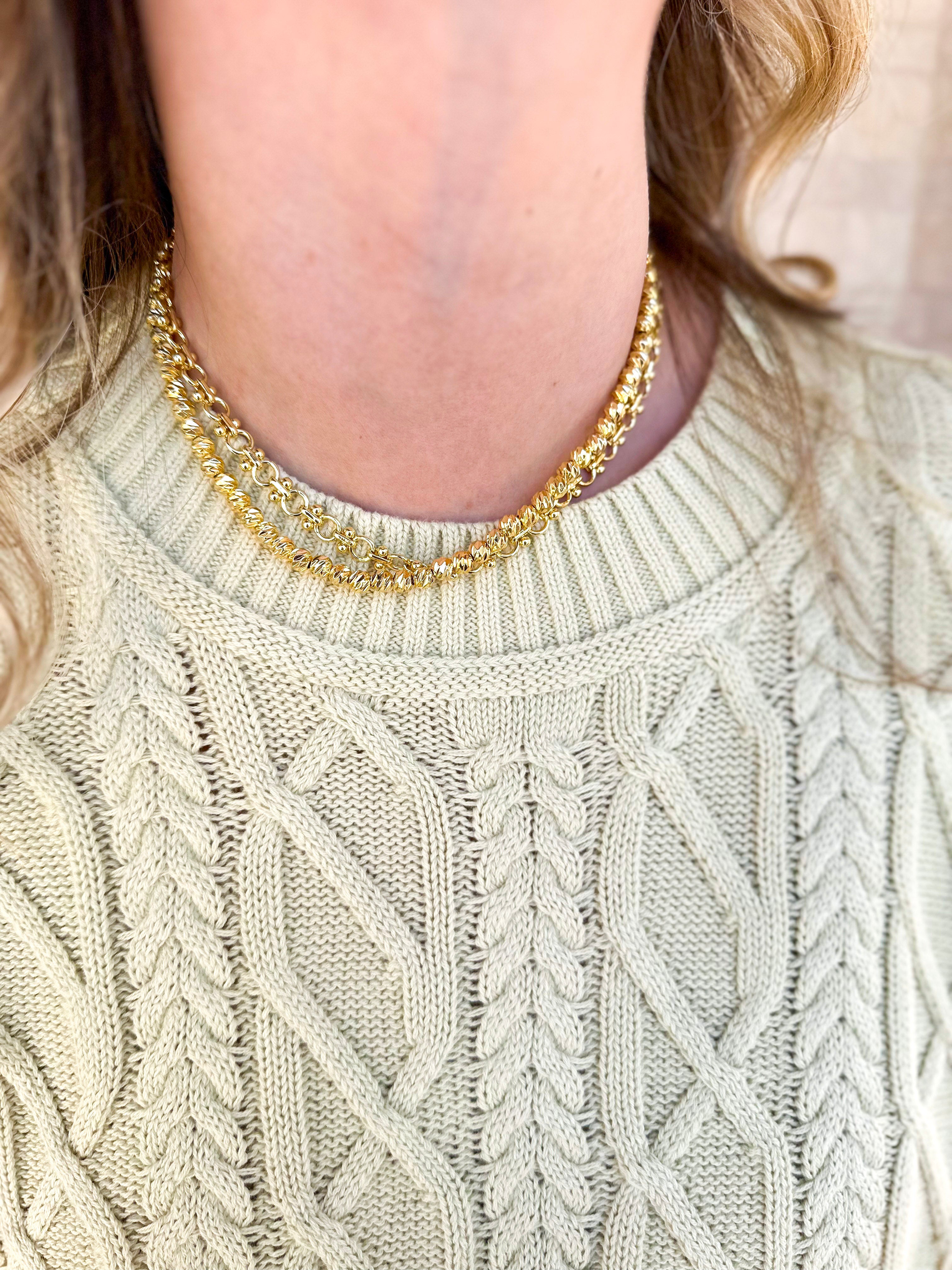 Easton Elle - Beam Necklace Large - 14in-110 Jewelry & Hair-Easton Elle-July & June Women's Fashion Boutique Located in San Antonio, Texas