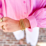 Easton Elle - Stretchy Beam Bracelet Large - RESTOCK-110 Jewelry & Hair-Easton Elle-July & June Women's Fashion Boutique Located in San Antonio, Texas