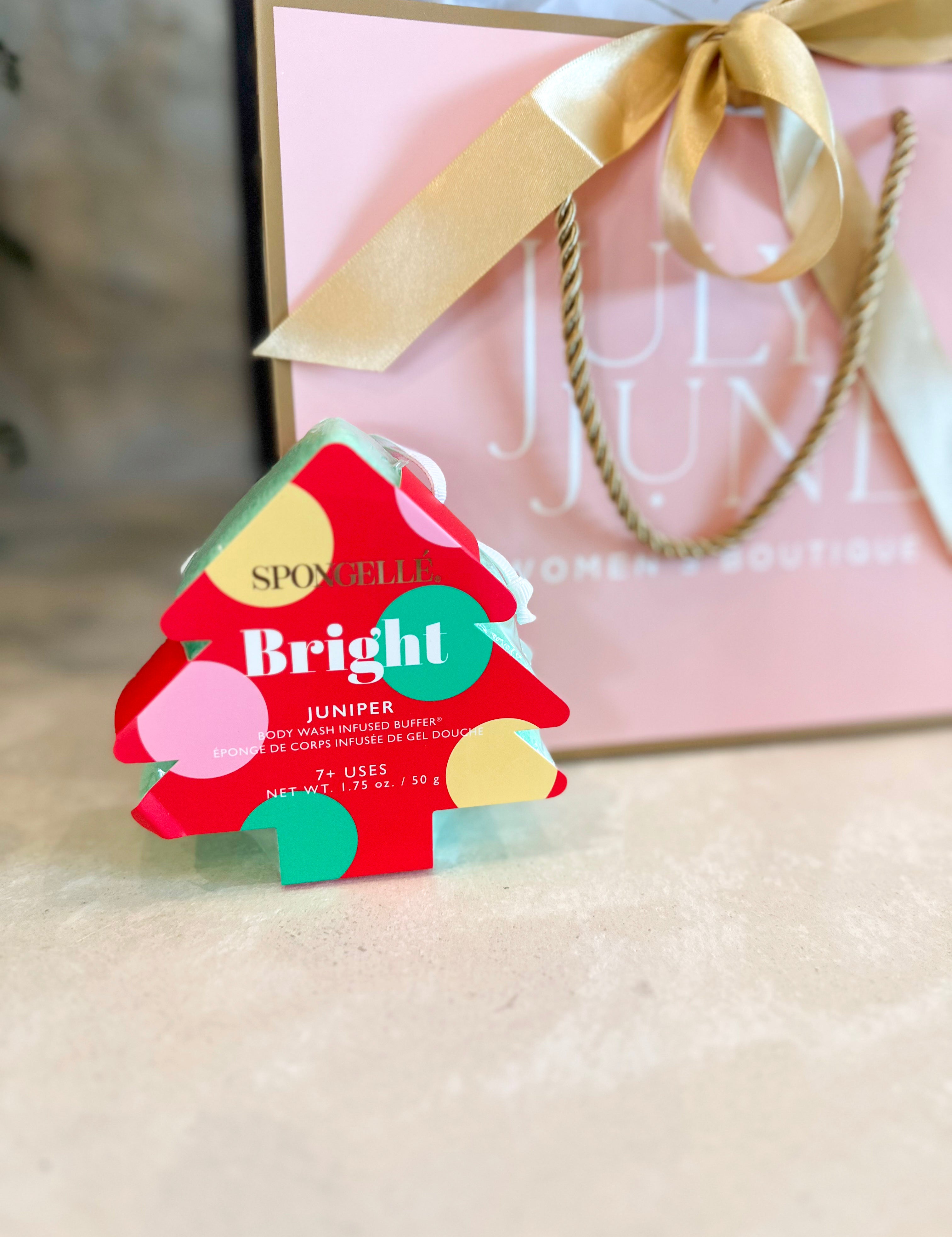 Spongellé - Holiday Tree Body Buffer - 4 Scents-120 Apothecary-Spongellé-July & June Women's Fashion Boutique Located in San Antonio, Texas