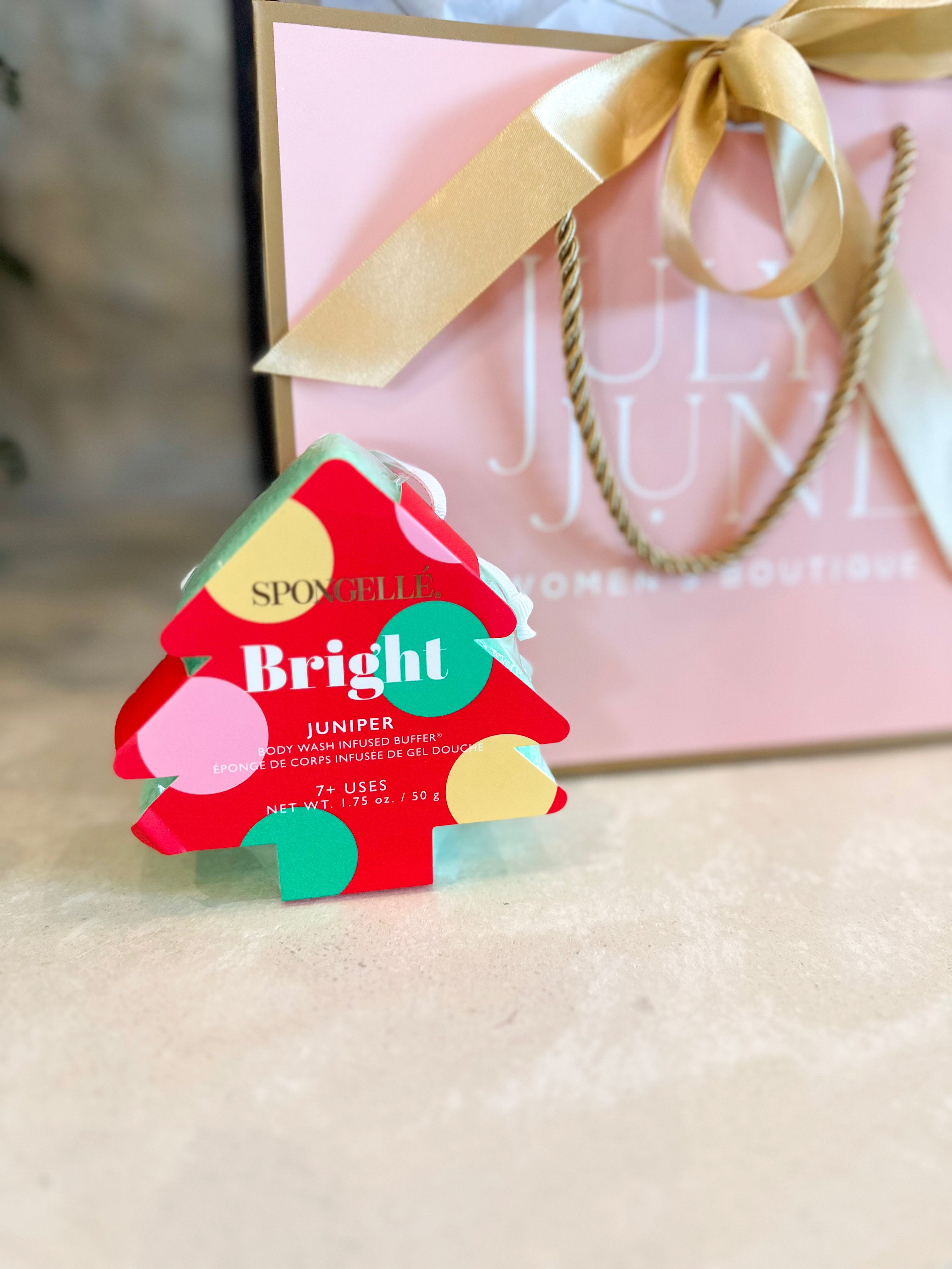Spongellé - Holiday Tree Body Buffer - 4 Scents-120 Apothecary-Spongellé-July & June Women's Fashion Boutique Located in San Antonio, Texas