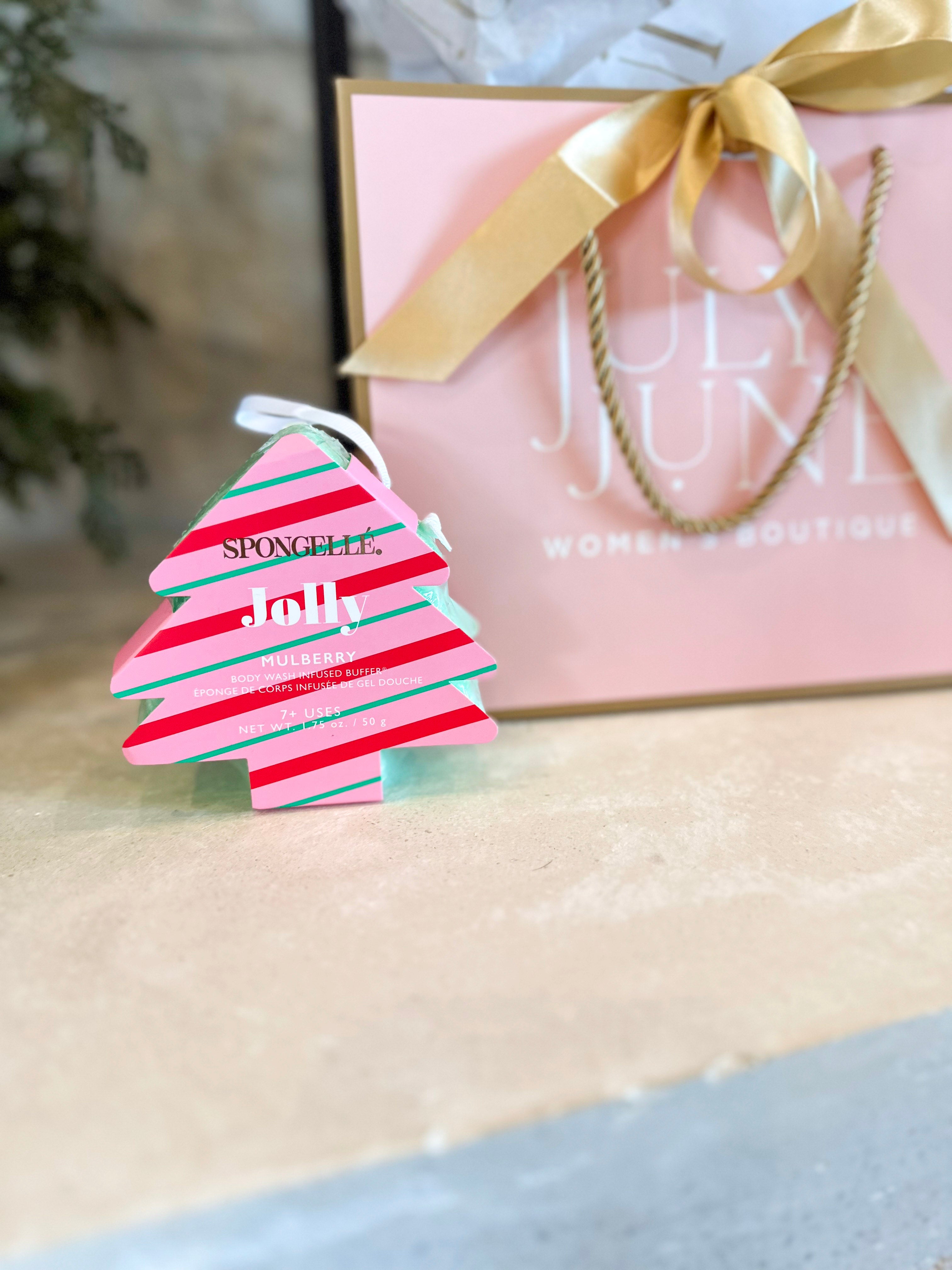 Spongellé - Holiday Tree Body Buffer - 4 Scents-120 Apothecary-Spongellé-July & June Women's Fashion Boutique Located in San Antonio, Texas
