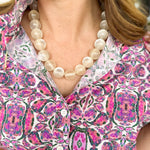 Beaded Adjustable Bubble Necklace - Linen-110 Jewelry & Hair-KMs GEMs-July & June Women's Fashion Boutique Located in San Antonio, Texas