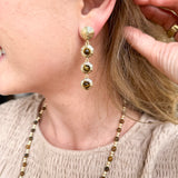 Natalie Wood - Strata Linear Earrings - Tortoiseshell-110 Jewelry & Hair-Natalie Wood-July & June Women's Fashion Boutique Located in San Antonio, Texas