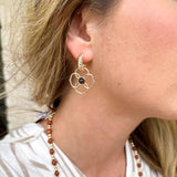 Natalie Wood - Botanic Drop Earrings - Tortoiseshell-110 Jewelry & Hair-Natalie Wood-July & June Women's Fashion Boutique Located in San Antonio, Texas