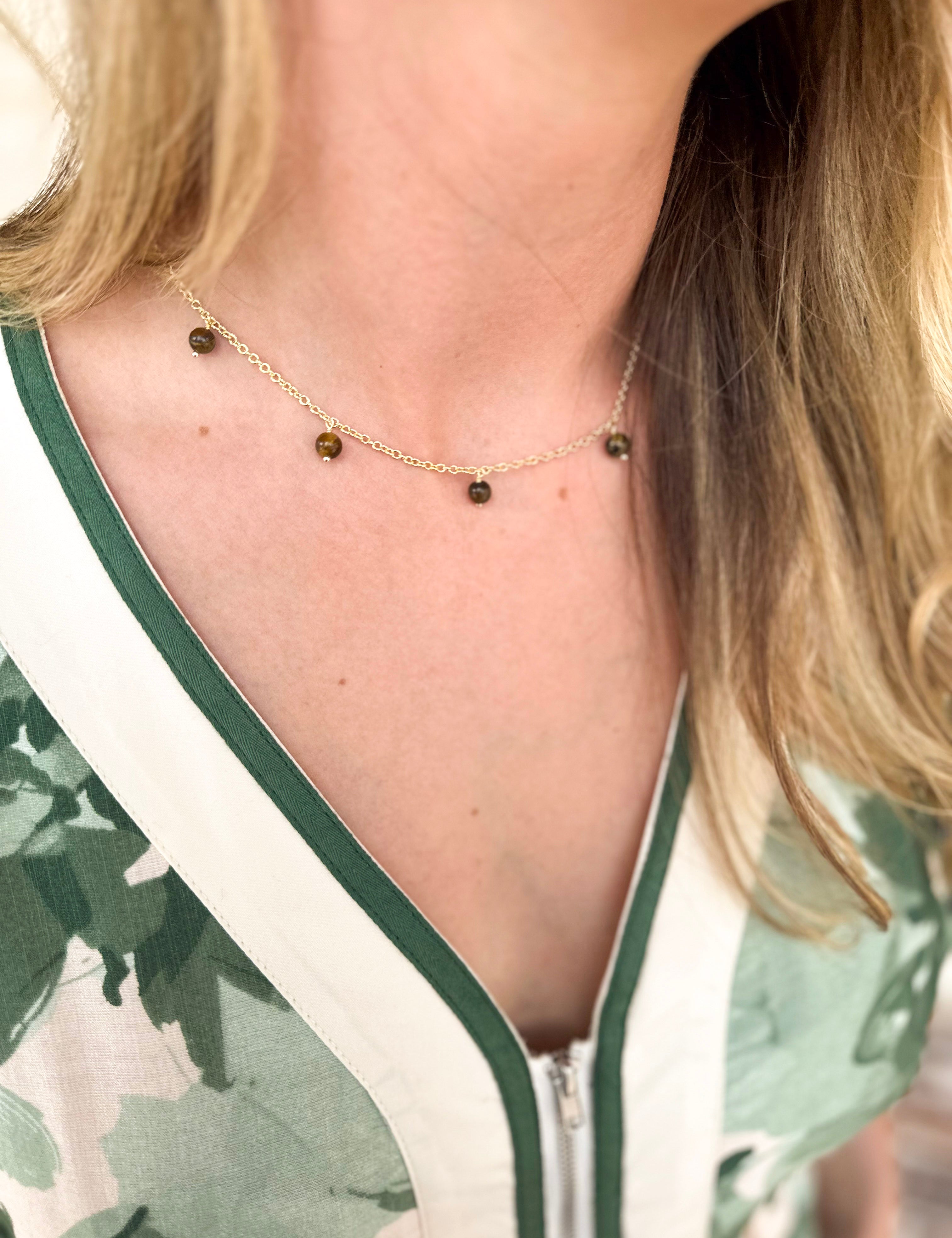 Natalie Wood - Botanic Station Necklace - Tortoiseshell-110 Jewelry & Hair-Natalie Wood-July & June Women's Fashion Boutique Located in San Antonio, Texas