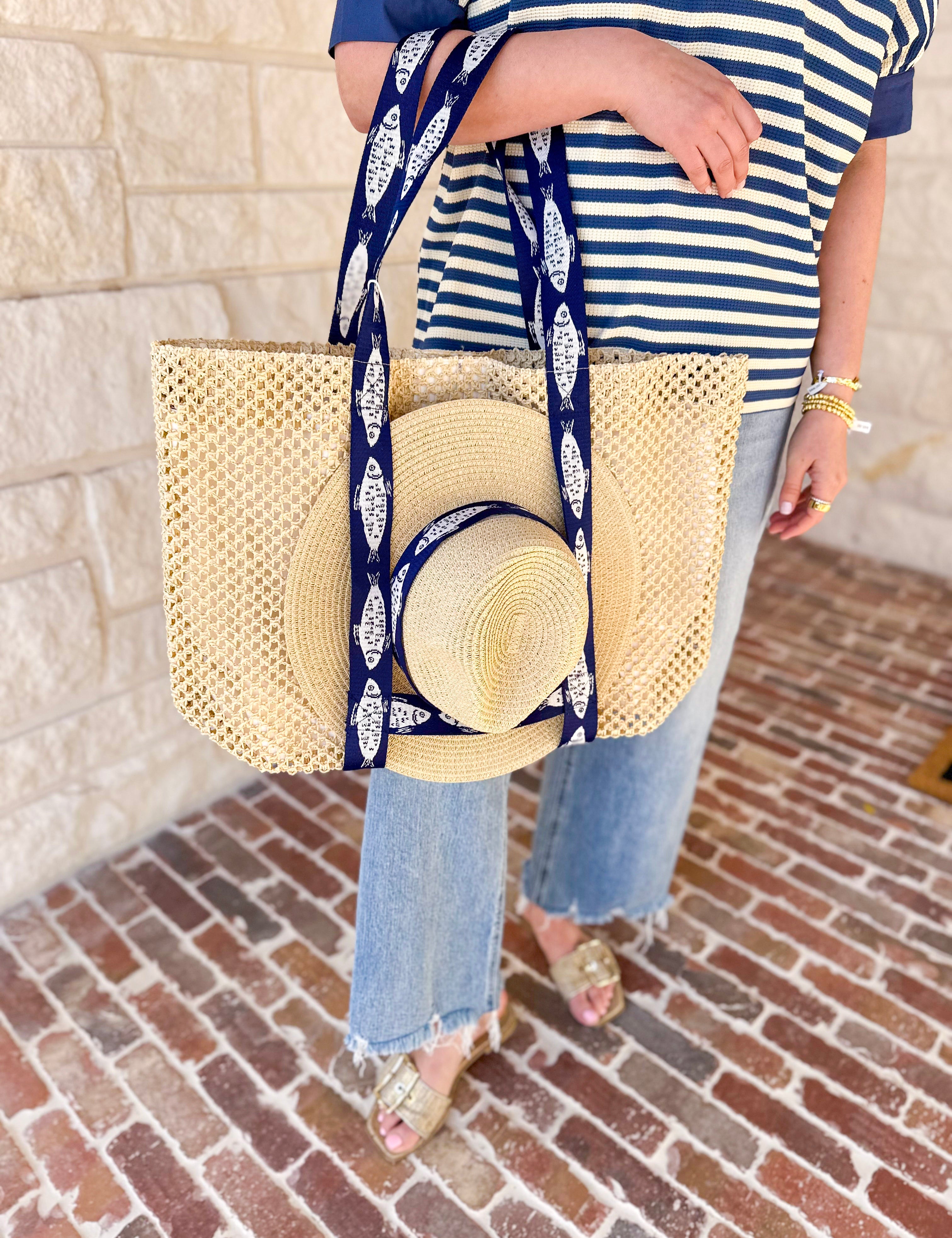 Fisher Tote Bag & Hat Set-130 ACCESSORIES-SHIRALEAH-July & June Women's Fashion Boutique Located in San Antonio, Texas