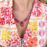 Alice Heart Beaded Necklace-110 Jewelry & Hair-MacRae & Co-July & June Women's Fashion Boutique Located in San Antonio, Texas