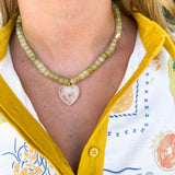 Limoncello Heart Beaded Necklace-110 Jewelry & Hair-MacRae & Co-July & June Women's Fashion Boutique Located in San Antonio, Texas