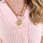 Hjane Jewels - Conlee Necklace - Pink-110 Jewelry & Hair-Hjane Jewels-July & June Women's Fashion Boutique Located in San Antonio, Texas