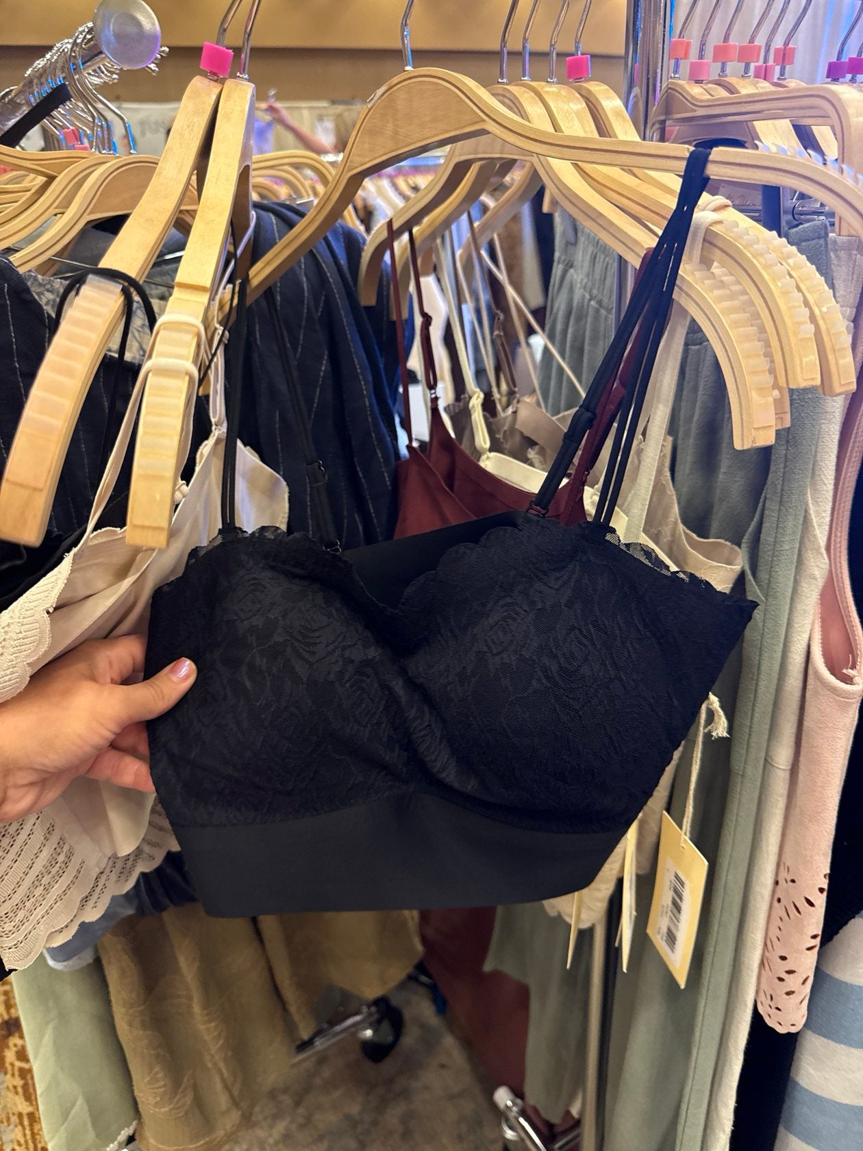 Faith Lace Bralette - Black - One Size-300 Athleisure/Lounge-ALLIE ROSE-July & June Women's Fashion Boutique Located in San Antonio, Texas