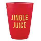 SLANT - Frosted Cups - Jingle Juice - 8 Count-140 Gifts + Home-SLANT-July & June Women's Fashion Boutique Located in San Antonio, Texas