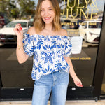 Lola Off The Shoulder Blouse-200 Fashion Blouses-FLYING TOMATO-July & June Women's Fashion Boutique Located in San Antonio, Texas