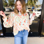 Butterfly Kisses Blouse-200 Fashion Blouses-FATE-July & June Women's Fashion Boutique Located in San Antonio, Texas