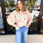 Butterfly Kisses Blouse-200 Fashion Blouses-FATE-July & June Women's Fashion Boutique Located in San Antonio, Texas