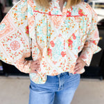 Butterfly Kisses Blouse-200 Fashion Blouses-FATE-July & June Women's Fashion Boutique Located in San Antonio, Texas